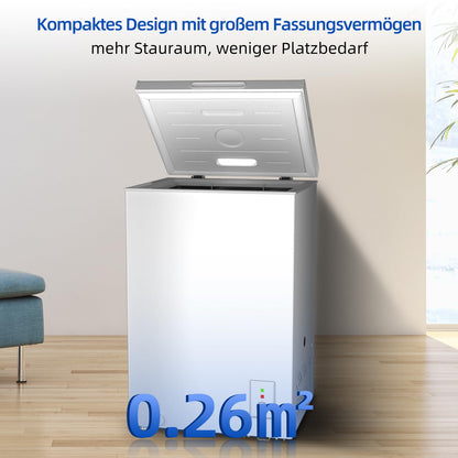 CHiQ Gefriertruhe FCF98DE, 99 L, 4-Sterne-Gefrieren, weiss