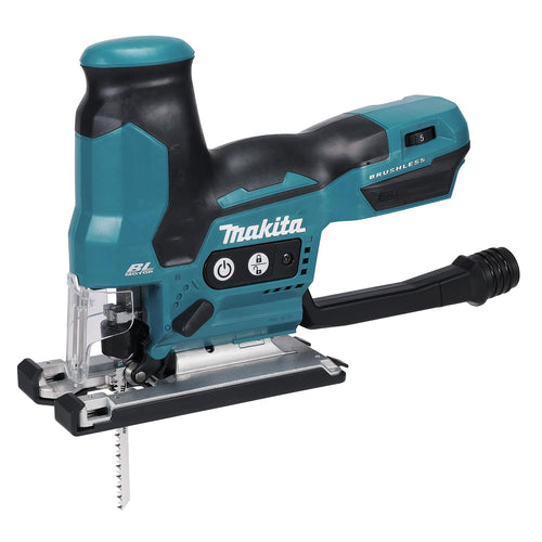Makita DJV185Z Akku-Pendelhubstichsäge 18V ohne Akku. Blaue, kompakte Stichsäge für präzise Freihandschnitte in Holz, Metall und Kunststoff.