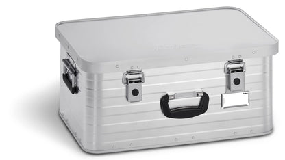 Enders TORONTO Aluminiumbox 47 L - Robust & Staubdicht. Rechteckige, silberne Aluminiumbox. Sichere Lagerung & staubdichter Transport.