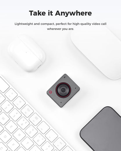OBSBOT Meet 2-4K KI-Webcam mit 1/2" Sensor - Space Grau