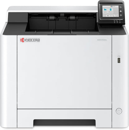 Kyocera Ecosys PA2101cx Farblaserdrucker für Büro & Homeoffice. Kompakter, weiß-grauer Drucker für Farbdokumente.