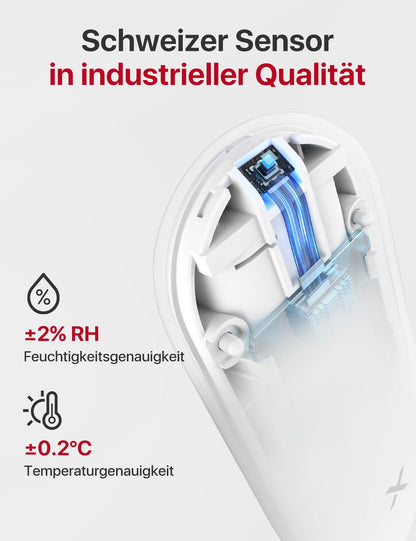 X-Sense WLAN Thermo-Hygrometer STH55 mit 4 Sensoren und Basisstation
