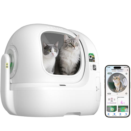 PETKIT PUROBOT Max Pro 2 Selbstreinigende Katzentoilette mit Kamera