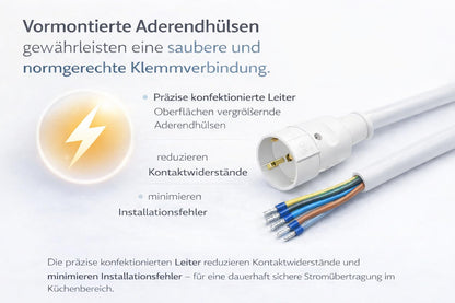 TK Industrie Power Splitter Herdverteiler für Kochfeld und Backofen