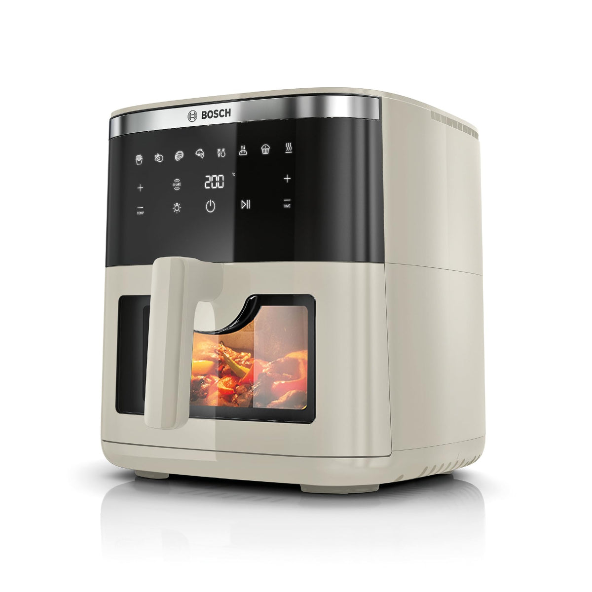 Bosch Heissluftfritteuse Serie 6 MAF671C0 Air Fryer, 7,2 l, creme