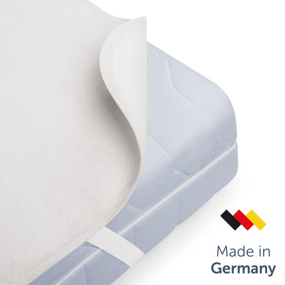 Blumtal Molton Matratzenschoner 140x200 cm, 100% Baumwolle, 2er Set