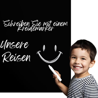 Unsere Reichen Magnettafel Metall Magnetboard - Schwarz 80x50cm