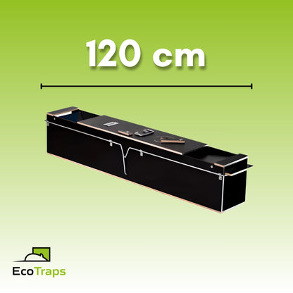 EcoTraps Marderfalle Lebendfalle 120 cm aus wasserdichtem Holz