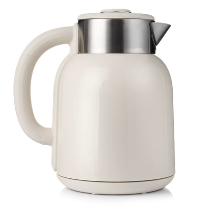 LEHMANN Wasserkocher LHOEK-1615, 1,5 L, Temperatureinstellung, Creme