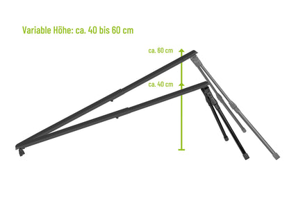 EUFAB 11640 Universal-Auffahrschiene für Fahrradträger, 115 cm