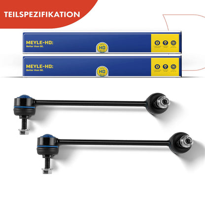 Meyle HD 1160600063/HD Koppelstange Vorderachse 2x für VW Golf V VI