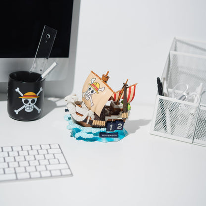 Grupo Erik Ewiger Kalender One Piece Going Merry 3D-Tischkalender