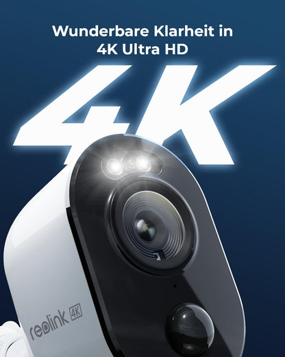 Reolink Argus 3 Ultra 4K Akku Überwachungskamera für den Aussenbereich