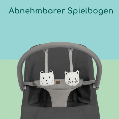 Bebeconfort Aster Babywippe mit Spielbogen, 0–2 Jahre, Tinted Graphite