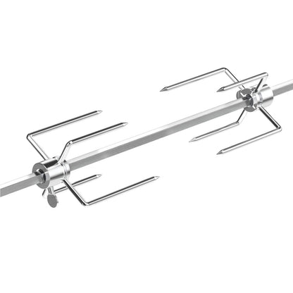 Onlyfire BRK-6031 Rotisserie Drehspieß Set - 90 cm Verchromt