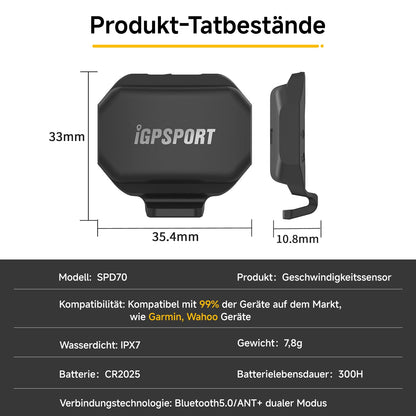 iGPSPORT BSC200S Fahrradcomputer kabellos mit GPS-Routennavigation