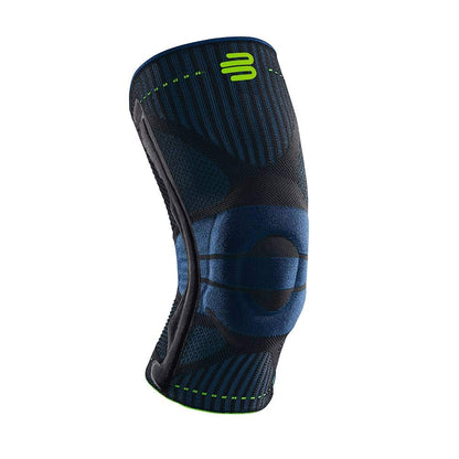 BAUERFEIND Knee Support Kniebandage – mit Silikonring. Elastische, anatomisch geformte Bandage mit Patella-Silikonring. Stabilisiert und entlastet das Knie.