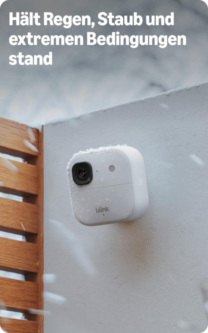 Blink Aussenkamera 2K+ – kabellose Sicherheitskamera mit Sync-Modul