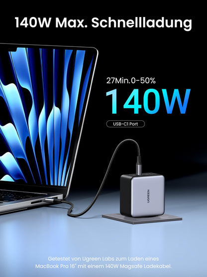 UGREEN Nexode X USB-C GaN Schnellladegerät - 160W 4-Port