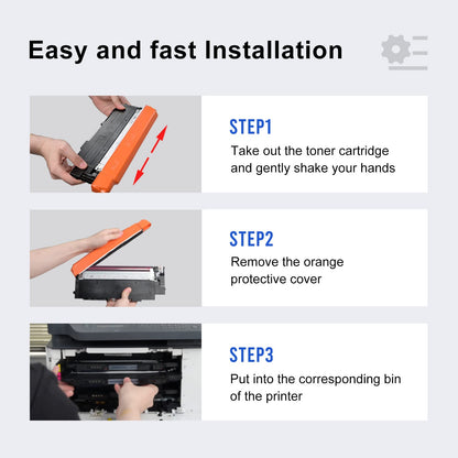 MYCARTRIDGE Toner Set kompatibel für HP 117A (4er-Pack)