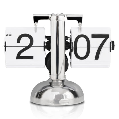 HERCHR Flip-Schreibtischuhr, Retro-Umblätteruhr mit Quarzwerk und grossen Ziffern