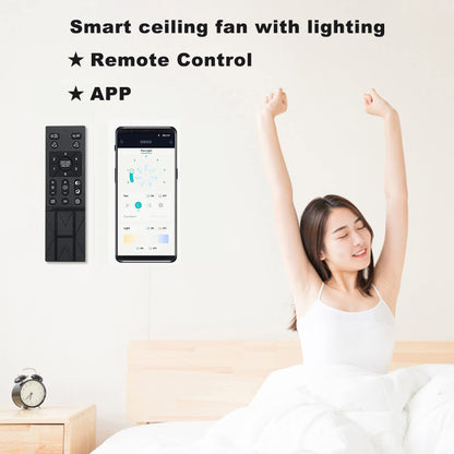 Ventilux Deckenventilator LED dimmbar weiss mit Fernbedienung