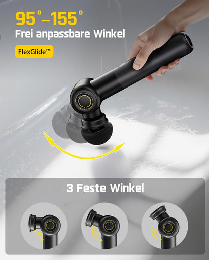 Fanttik Flip G9 Pro Elektrische Reinigungsbürste, IPX7, Schwarz