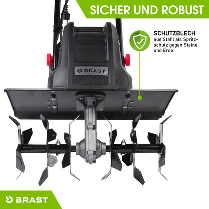 BRAST Motorhacke BRE-AF 1500 Elektro Gartenfräse 1500 Watt 45 cm