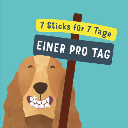 Edgard & Cooper Dental Sticks Hund Medium Eukalyptus Apfel 56 Stück