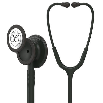 3M Littmann Classic III Monitoring Stethoskop 5803 - Black Edition. Schwarzes Doppelkopf-Stethoskop zur Auskultation von Herz, Lunge und Darm.