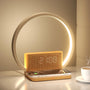 blonbar Tageslichtwecker Nachttischlampe mit 10W Wireless Charging – dimmbare LED-Lampe mit Touch-Bedienung