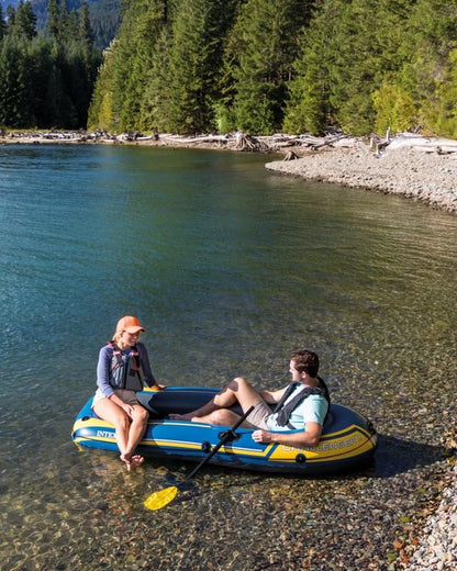 Intex Challenger 2 Aufblasbares Schlauchboot - 2 Personen, Blau