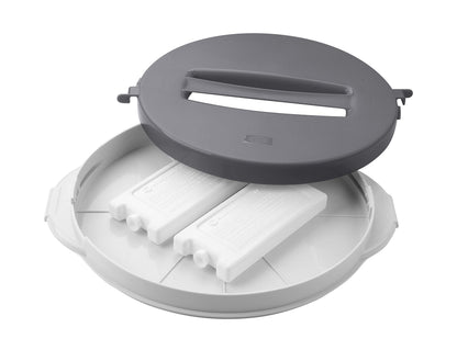 Dr. Oetker Kuchentransportbox Bake & Go, Ø 38,5 cm, mit Kühlakkus
