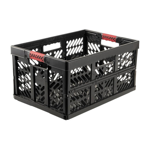 keeeper Profi-Klappbox Ben, 45 l, 4er-Set, Graphit-Grau aus Kunststoff mit Soft-Touch-Griffen