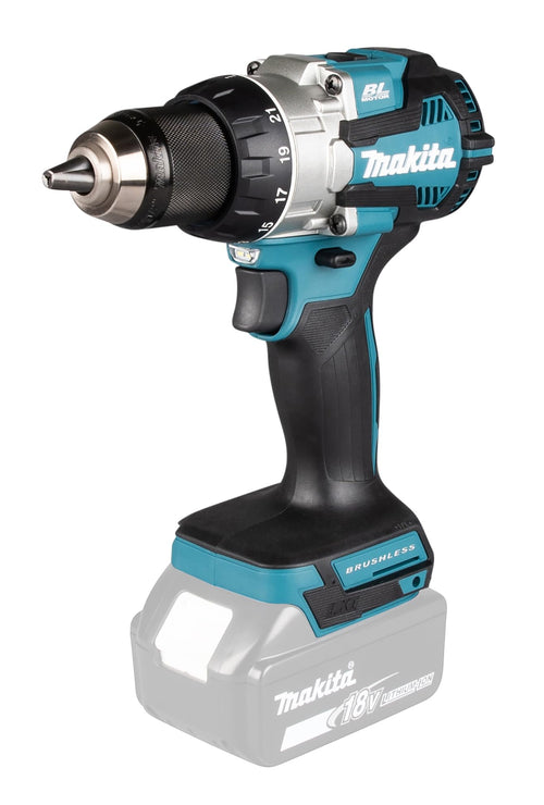 Makita DDF489Z Akku-Bohrschrauber 18V - Ohne Akku, ohne Ladegerät. Blau zum Bohren u. Schrauben.