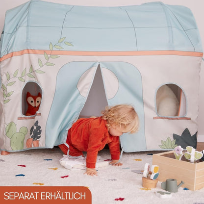hauck Dream n Play Plus faltbares Baby Reisebett Set - Dusty Blue