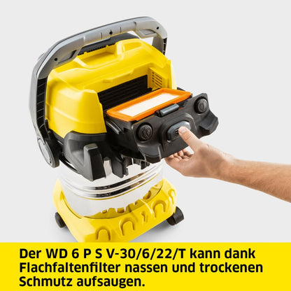 Kärcher WD 6 P S V-30/6/22/T Nass-/Trockensauger mit Steckdose