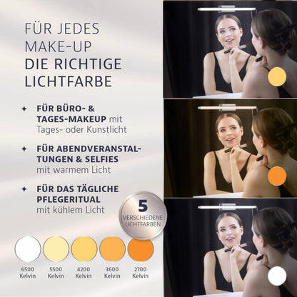 My BEAUTY LIGHT Glamour Edition 5-in-1 LED-Spiegelleuchte