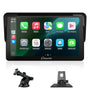 Carpuride V3 CarPlay Screen, kabelloses 7-Zoll-Touchscreen-Autoradio, Armaturenbrett-Halterung