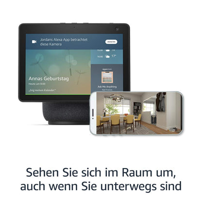 Amazon Echo Show 10 (3. Generation) Smart Display mit Alexa, Anthrazit