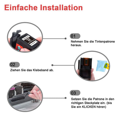 ANKINK PG-545XL Tintenpatronen kompatibel für Canon, schwarz, 2er-Pack
