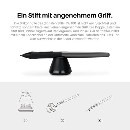 HUION Inspiroy H1060P Grafiktablett mit batterielosem Eingabestift