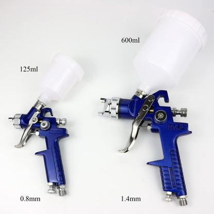 LSDZHK HVLP Farbsprühpistolen-Set 0,8/1,4 mm Düse, 2-teilig