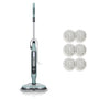 Shark S8201EUCP Automatischer Dampfreiniger Mop - Salbei-Grün, rechteckiger Kopf. Reinigt Böden hygienisch mit Dampf.