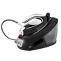 TEFAL EXPRESS ANTI-CALC Dampfbügelstation 6.5 Bar - SV8055, weißes/blaues Gehäuse. Glättet Textilien effektiv mit starkem Dampf und 6.5 Bar Druck.