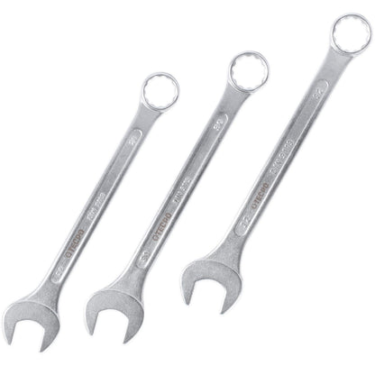 TECPO Maul-Ringschlüssel-Satz, 25-teilig, 6–32 mm, mit Rolltasche
