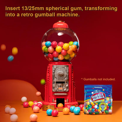PANTASY Retro Kaugummiautomat Baukasten-Set – Klassik