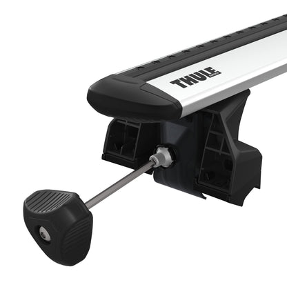Thule Evo Flush Rail Dachträger-Fuss-Set 4er-Pack Schwarz