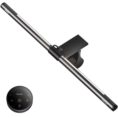 Quntis Curved Monitor Lampe 51cm – Hintergrundbeleuchtung Fernbedienung. Gekrümmte 51cm Leuchte für blendfreie Monitorbeleuchtung, mit Fernbedienung steuerbar.