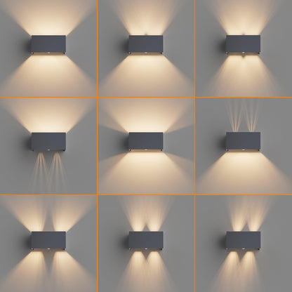 Klighten Aussenwandleuchte mit Bewegungsmelder G9 LED 3000K Anthrazit